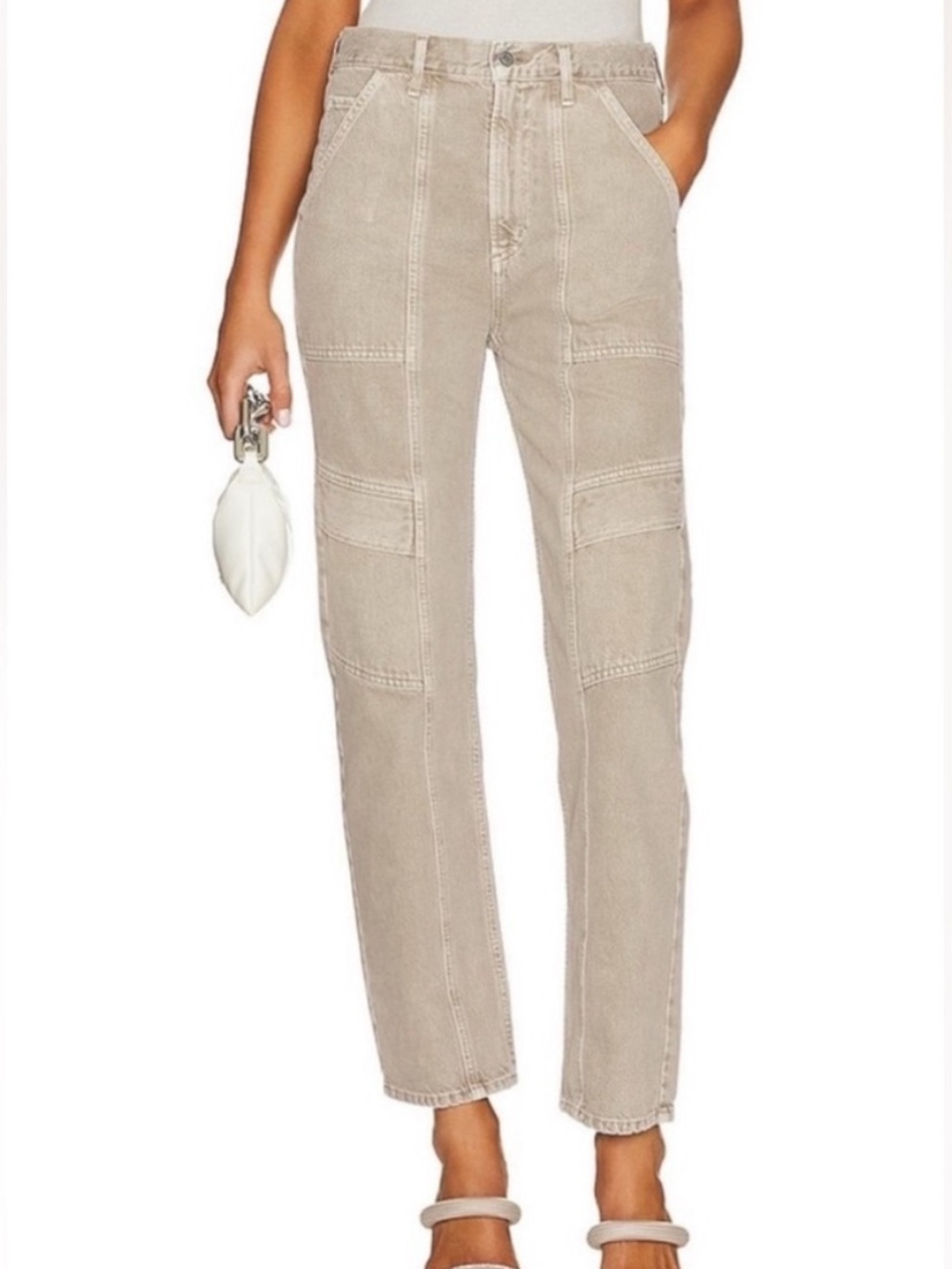 AGOLDE Cooper Cargo Denim - Taupe